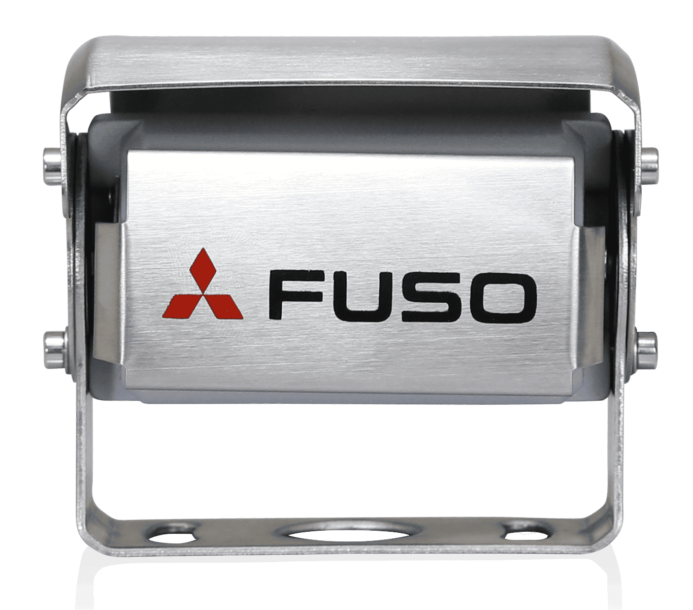Tehokas FUSO-peruutuskamera parantaa näkyvyyttä ja turvallisuutta. Siinä oleva mikrofoni auttaa huomioimaan ajoneuvon takana olevan alueen paremmin. Näytön väri muuttuu automaattisesti pimeällä selkeyden lisäämiseksi. Järjestelmää voi käyttää 12 ja 24 V:n virralla, ja se täyttää FUSOn korkeat testausvaatimukset. Kamera on vesitiivis IP69K-luokituksen mukaisesti. Näytön tarkkuus on 800 x 480 x 3 (RGB).